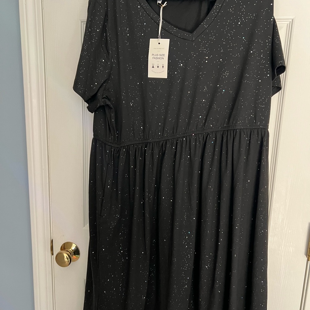 Black Speckled Dress